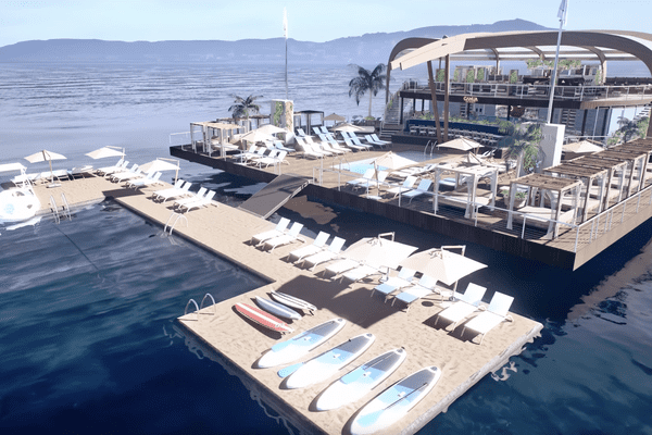 Dans les Alpes-Maritimes, ce projet de trimaran, véritable plage artificielle, suscite des inquiétudes